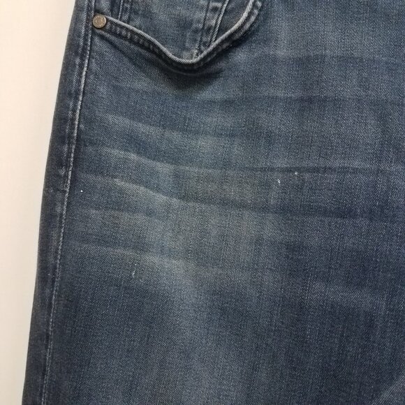 7 For All Mankind Jeans Mens 34 Luxe Performance Straight Leg Stretch Made USA - Picture 3 of 8